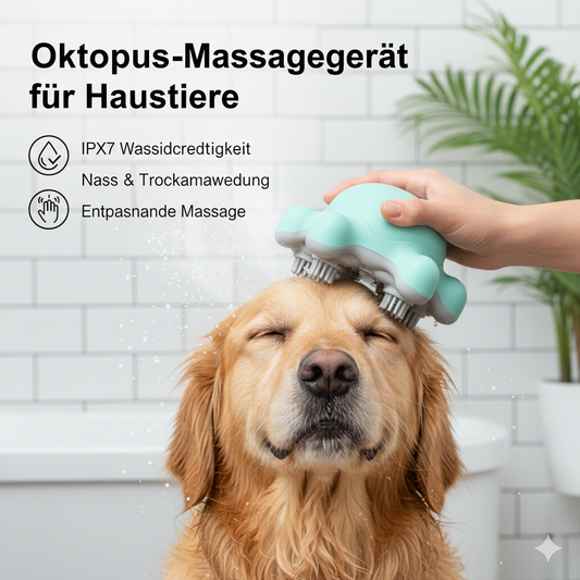 Oktopus-Massagegerät für Haustiere
