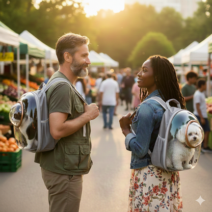 HappyPews® TravelPaw – Pet Carrier Bag