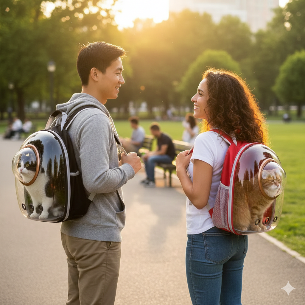 HappyPews® TravelPaw – Pet Carrier Bag