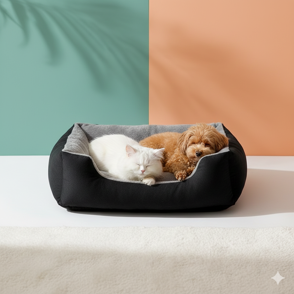 Winterwarmes Haustierbett