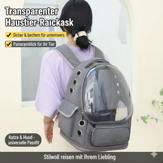 Transparenter Haustier-Rucksack