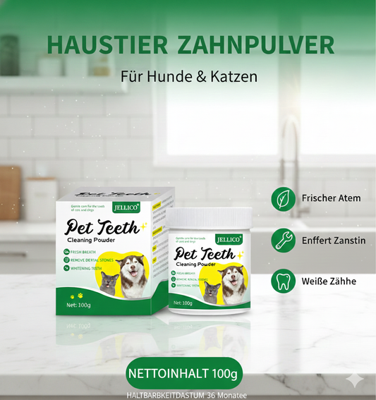 Haustier-Zahnpulver