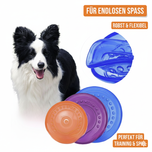 Silikon-Hundefrisbee